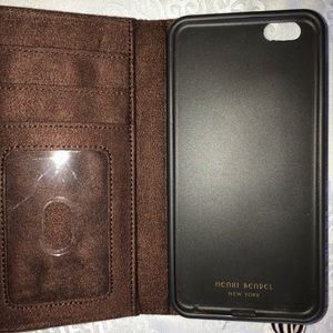 Henri Bendel Phone Case/ Wallet